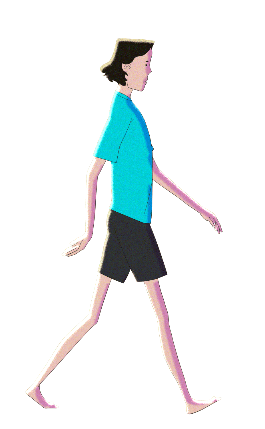 Shah walking